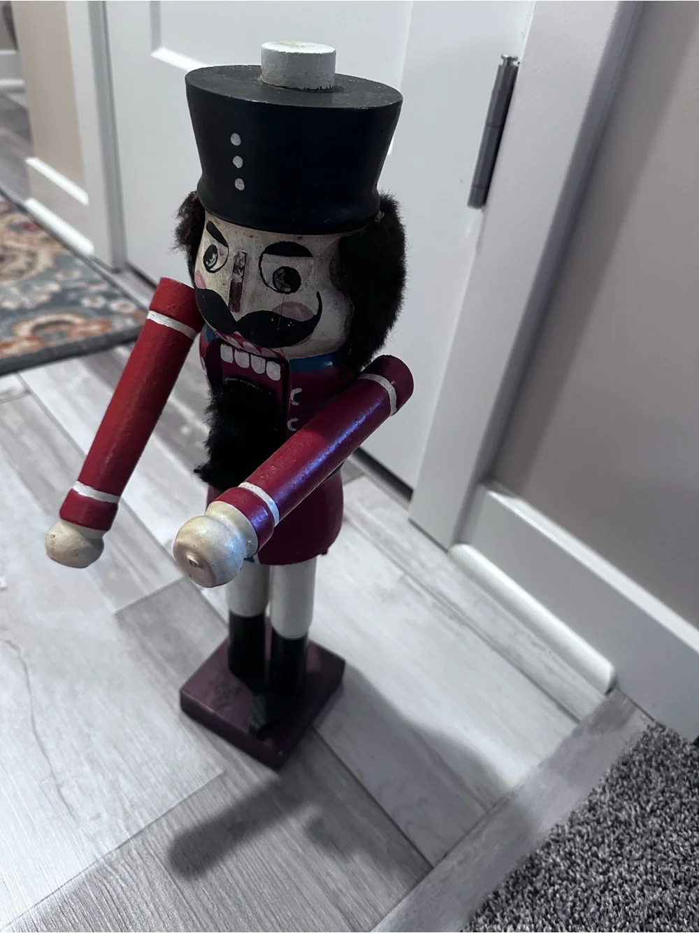 Classic Red Wooden Nutcracker Soldier,15 inches
